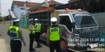 Patroli Rutin, Satlantas Pati Tindak 21 Dump Truck