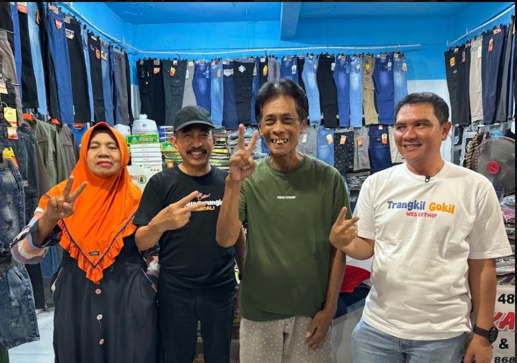 Blusukan di Pasar, Kini Wahyu Indriyanto Disambut Antusias oleh Para Pedagang