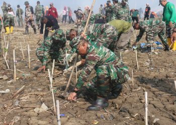 Karya Bakti, Dandim Pati Gelar Bersihkan Pantai