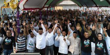 Pilih No. 3 ” Dekengan Rakyat”, Ribuan Massa Kawal Budi – Novi Jadi Bupati – Wakil Bupati Pati