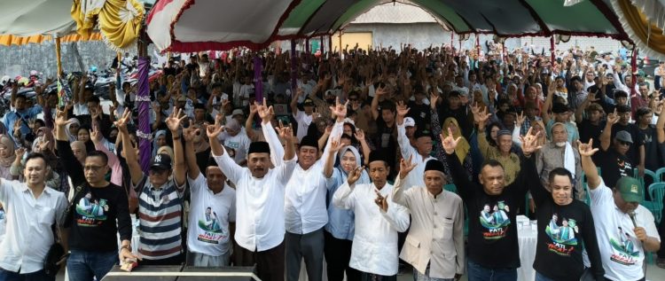 Pilih No. 3 ” Dekengan Rakyat”, Ribuan Massa Kawal Budi – Novi Jadi Bupati – Wakil Bupati Pati