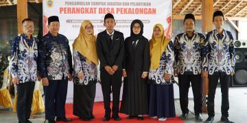 Desa Pekalongan Lantik Dua Perangkat Baru