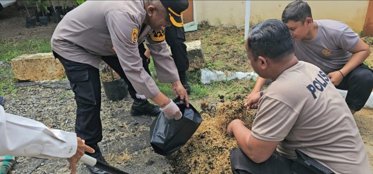 Polresta Pati Dukung Ketahanan Pangan di Kabupaten Pati