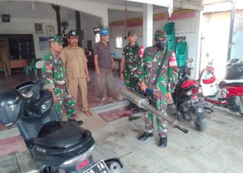 Antisipasi Awal Hadapi Musim Hujan, Kini Anggota TNI – dan Masyarakat Kompak