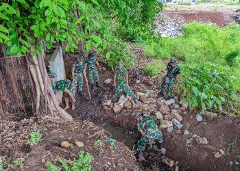 Rehabilitasi Sendang Bulung adalah Upaya Sinergi TNI dan Masyarakat