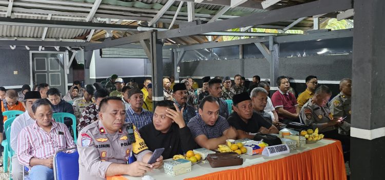 Forkopimcam Gunungwungkal Dukung Stabilitas Kamtibmas Pasca-Pilkada