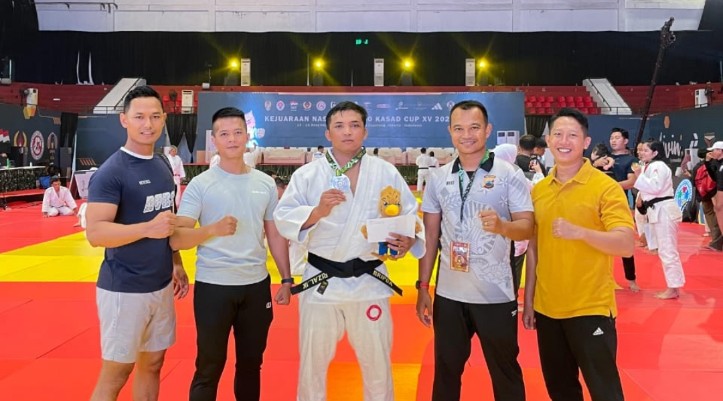 Bripda Rizal Irawan Perkuat Posisi Polri di Ajang Judo Nasional 2024