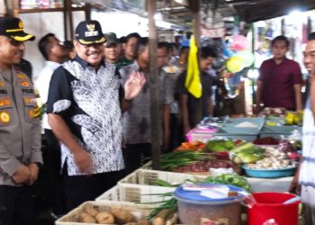 Jaga Stabilitas Selama Nataru, Kini Kapolresta dan Pemkab Pati Turun ke Pasar