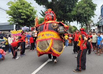 Meriahnya Kirab Budaya Imlek 2576 di Pati, Naga dan Barongsai Jadi Favorit