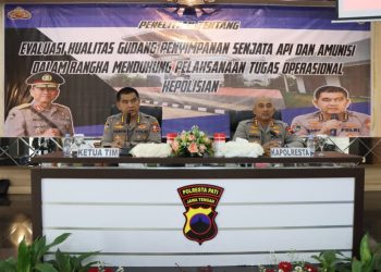 Polresta Pati Dapat Kunjungan Puslitbang Polri, Fokus pada Keamanan Senjata Api