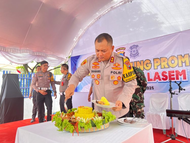 Gedung Promoter Pos Laka 09 Lasem Diresmikan, Kapolres Tekankan Keselamatan Berlalu Lintas