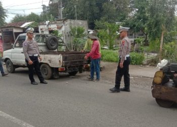 Cegah Kecelakaan, Satlantas Pati dan DPUTR Perbaiki Jalan Berlubang