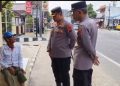Sambangi Tukang Cukur Difabel, Kapolres Rembang Beri Dukungan