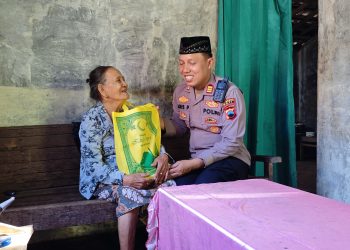 Polsek Tayu Berbagi Berkah Ramadhan, Puluhan Warga Terima Sembako