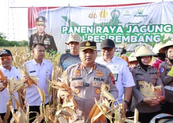 Mendukung Swasembada Pangan, Kapolres Rembang Hadir