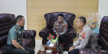 Komitmen Sinergitas TNI – Polri, Kapolres Rembang Lakukan Kunker ke Kodim