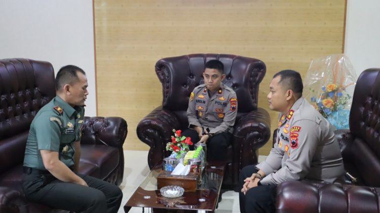 Komitmen Sinergitas TNI – Polri, Kapolres Rembang Lakukan Kunker ke Kodim