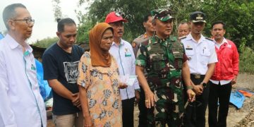 Korban Kebakaran Terima Bantuan, Dandim Pati Hadir