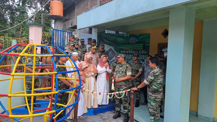 Panti Asuhan Masithoh Salatiga Tampil Baru, Berkat Karya Bakti TNI