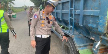 Dump Truck Nakal Ditindak, Satlantas Polresta Pati Turun Tangan Tegakkan Aturan Jalan