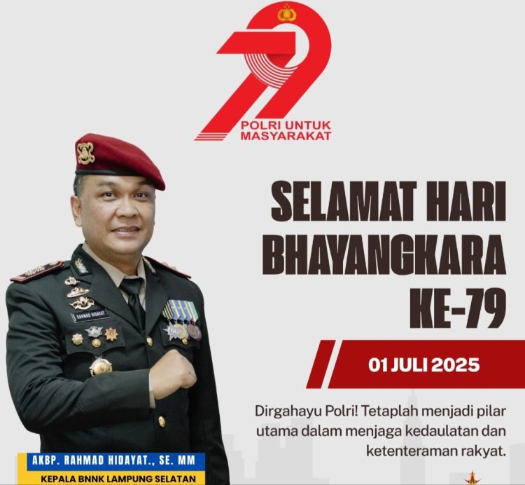 HUT Bhayangkara ke-79, Kepala BNNK Jadi Pelindung Rakyat
