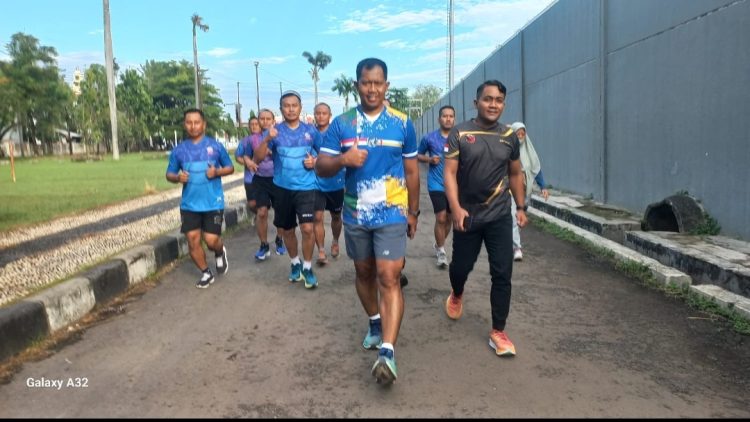 Olahraga Bersama, Dandim Pati Kobarkan Semangat Jiwa Korsa