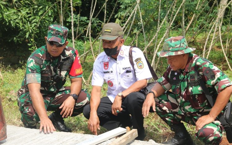 Bangun Akses, Dandim Pati : Bangkitkan Ekonomi Desa