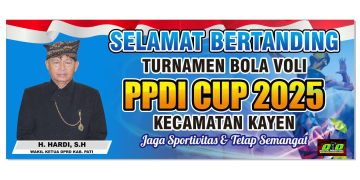 Turnamen Voli PPDI Kayen, H. Hardi : Bukti Perangkat Desa Punya Semangat Olahraga