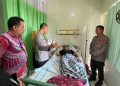 Polresta Pati Serahkan Bantuan ke Korban Kerusuhan di RSUD Soewondo