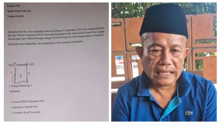 Drama Politik Pati, Torang Manurung Lepas Jabatan Dewas RSUD