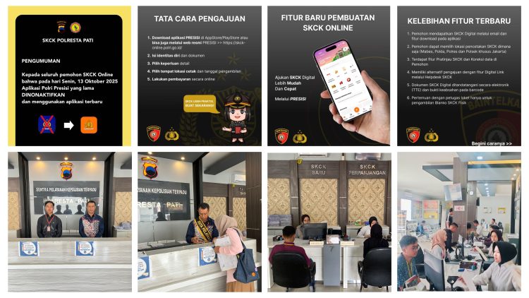 Tak Perlu Antre, Polresta Pati Hadirkan Layanan SKCK Full Online