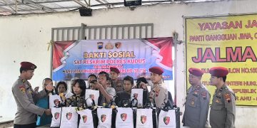 Satreskrim Kudus Perkuat Kepedulian Lewat Aksi Sosial