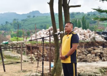 Sinergi Warga dan Polri, Pembangunan Pos Polisi Tegaldowo Dimulai