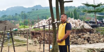 Sinergi Warga dan Polri, Pembangunan Pos Polisi Tegaldowo Dimulai