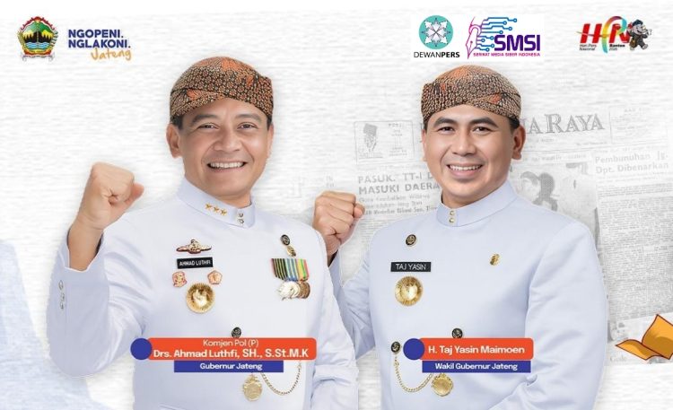 HPN 2026 Menggema, Gubernur Jateng Dorong Sinergi Nasional Pemerintah dan SMSI
