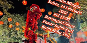 Ekonomi Bangkit! Pasar Imlek Pati Penuhi Ribuan Pengunjung dan Barongsai Jadi Daya Tarik Utama