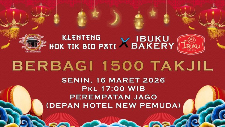 1.500 Takjil dari Klenteng Hok Tik Bio Pasti Diserbu Pengendara