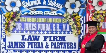 Reformasi Regulasi Kepailitan, Agus Kliwir Apresiasi Wisuda James Purba, S.H.,M.H