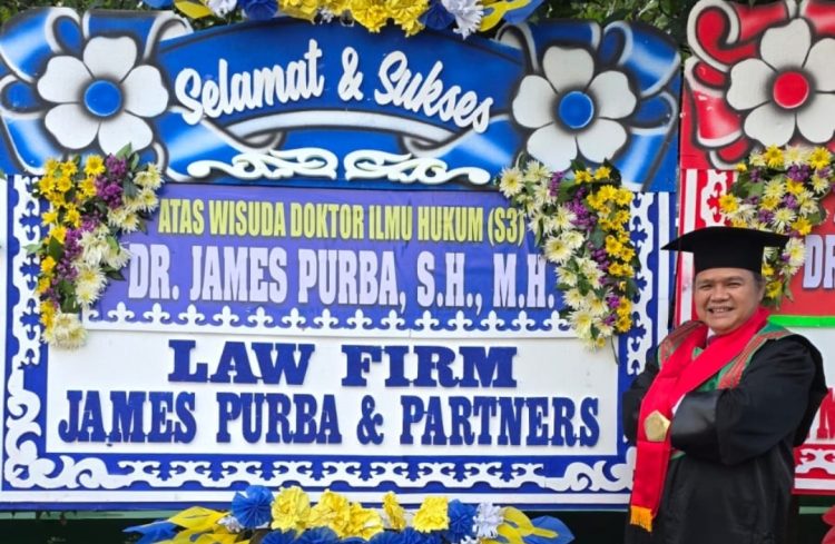 Reformasi Regulasi Kepailitan, Agus Kliwir Apresiasi Wisuda James Purba, S.H.,M.H