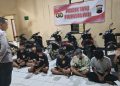 Antisipasi Rawan Tawuran, Polisi Tayu Amankan 7 Pelajar dan 8 Motor