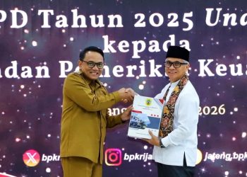 Serahkan LKPD 2025, BPK Ingatkan Laporan Keuangan Bukan Sekadar Opini