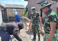 Pembangunan RTLH TMMD di Desa Godo Dikebut, TNI dan Warga Kompak Kerja Siang – Malam